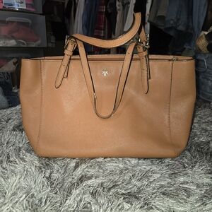 Tory Burch Miller Tote in Caramel Brown